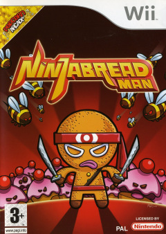 Ninjabread Man for the Nintendo Wii Front Cover Box Scan