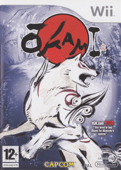 Okami for the Nintendo Wii Front Cover Box Scan