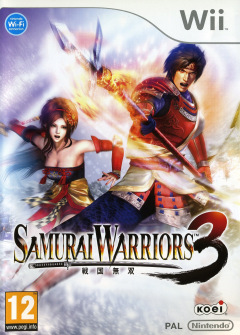 Samurai Warriors 3 for the Nintendo Wii Front Cover Box Scan