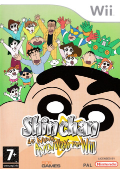 Shin chan: Las Nuevas Aventuras para Wii for the Nintendo Wii Front Cover Box Scan