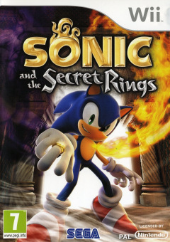 Sonic and the Secret Rings for the Nintendo Wii Front Cover Box Scan