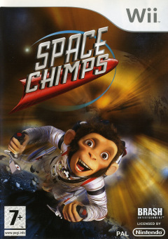 Space Chimps for the Nintendo Wii Front Cover Box Scan