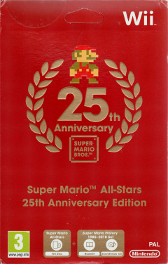 Super Mario All-Stars: 25th Anniversary for the Nintendo Wii Front Cover Box Scan