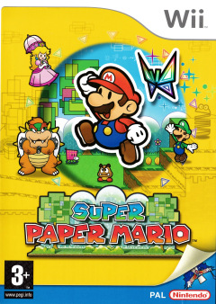 Super Paper Mario for the Nintendo Wii Front Cover Box Scan