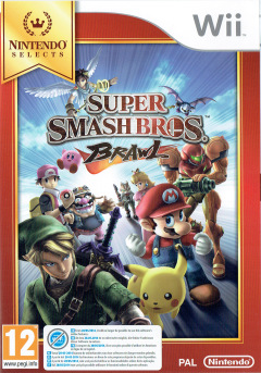 Super Smash Bros. Brawl for the Nintendo Wii Front Cover Box Scan