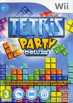 Tetris Party Deluxe for the Nintendo Wii Front Cover Box Scan