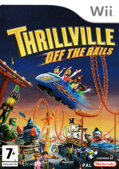 Thrillville: Off the Rails for the Nintendo Wii Front Cover Box Scan