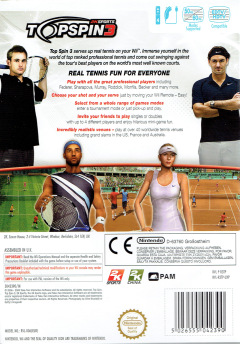 Scan of Top Spin 3