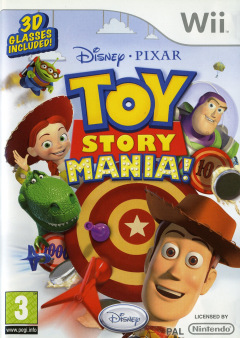 Toy Story Mania! for the Nintendo Wii Front Cover Box Scan