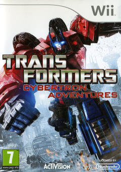 Transformers: Cybertron Adventures for the Nintendo Wii Front Cover Box Scan