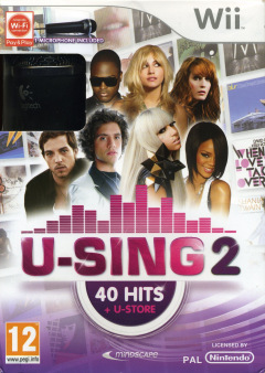 U-Sing 2 for the Nintendo Wii Front Cover Box Scan