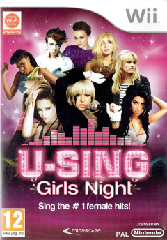 U-Sing: Girls Night for the Nintendo Wii Front Cover Box Scan