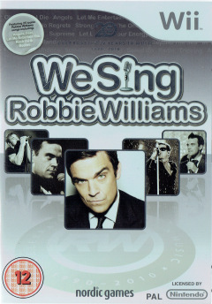 We Sing: Robbie Williams for the Nintendo Wii Front Cover Box Scan