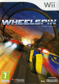 Wheelspin by Archer Maclean for the Nintendo Wii Front Cover Box Scan