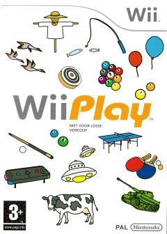 Wii Play for the Nintendo Wii Front Cover Box Scan