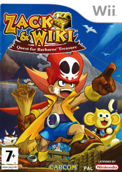 Zack & Wiki: Quest for Barbaros' Treasure for the Nintendo Wii Front Cover Box Scan