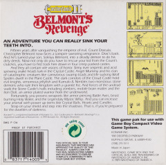 Scan of Castlevania II: Belmont