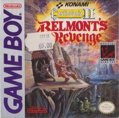 Castlevania II: Belmont's Revenge for the Nintendo Game Boy Front Cover Box Scan