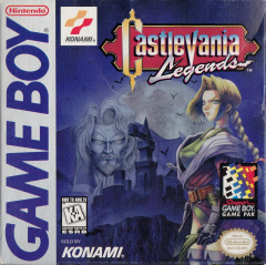 Castlevania Legends for the Nintendo Game Boy Front Cover Box Scan