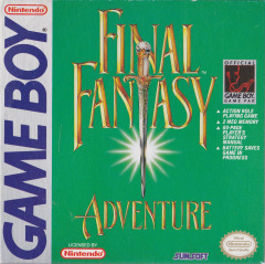 Final Fantasy Adventure for the Nintendo Game Boy Front Cover Box Scan