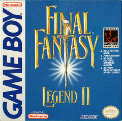 Final Fantasy Legend II for the Nintendo Game Boy Front Cover Box Scan
