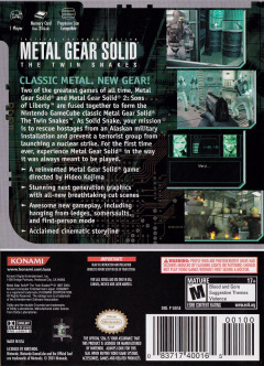 Scan of Metal Gear Solid: The Twin Snakes