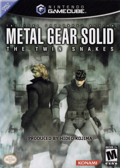 Metal Gear Solid: The Twin Snakes for the Nintendo GameCube Front Cover Box Scan