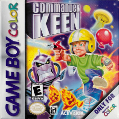 Commander Keen for the Nintendo Game Boy Color Front Cover Box Scan