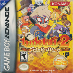 Boktai 2: Solar Boy Django for the Nintendo Game Boy Advance Front Cover Box Scan