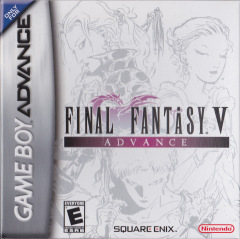 Final Fantasy V Advance for the Nintendo Game Boy Advance Front Cover Box Scan
