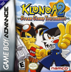 Klonoa 2: Dream Champ Tournament for the Nintendo Game Boy Advance Front Cover Box Scan