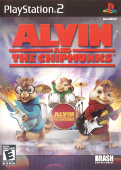 Alvin and the Chipmunks for the Sony PlayStation 2 Front Cover Box Scan