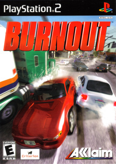 Burnout for the Sony PlayStation 2 Front Cover Box Scan