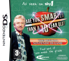 Are You Smarter Than A 10 Year Old? for the Nintendo DS Front Cover Box Scan