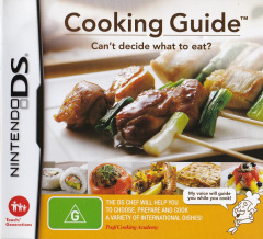 Cooking Guide: Can't Decide What To Eat? for the Nintendo DS Front Cover Box Scan