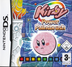 Kirby: Power Paintbrush for the Nintendo DS Front Cover Box Scan