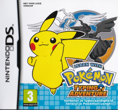 Learn With Pokémon: Typing Adventure for the Nintendo DS Front Cover Box Scan