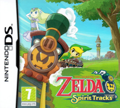 The Legend of Zelda: Spirit Tracks for the Nintendo DS Front Cover Box Scan