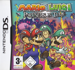 Mario & Luigi: Partners in Time for the Nintendo DS Front Cover Box Scan
