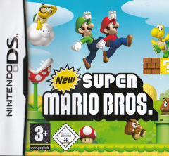 New Super Mario Bros. for the Nintendo DS Front Cover Box Scan