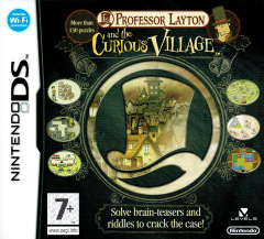 Professor Layton and the Curious Village for the Nintendo DS Front Cover Box Scan