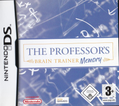 The Professor's Brain Trainer: Memory for the Nintendo DS Front Cover Box Scan