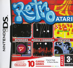 Retro Atari Classics for the Nintendo DS Front Cover Box Scan