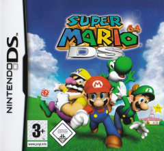 Super Mario 64 DS for the Nintendo DS Front Cover Box Scan