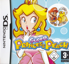 Super Princess Peach for the Nintendo DS Front Cover Box Scan