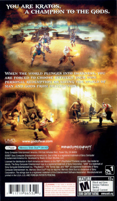 Scan of God of War: Chains of Olympus