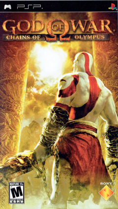 God of War: Chains of Olympus for the Sony PlayStation Portable Front Cover Box Scan