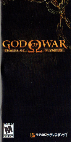 Scan of God of War: Chains of Olympus