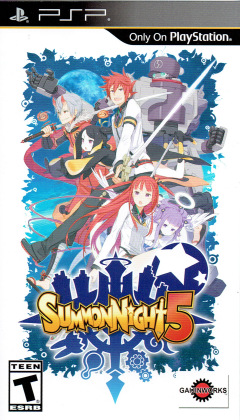 Summon Night 5 for the Sony PlayStation Portable Front Cover Box Scan