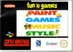 Fun 'n Games: Paint Games Music Style (Super Nintendo)